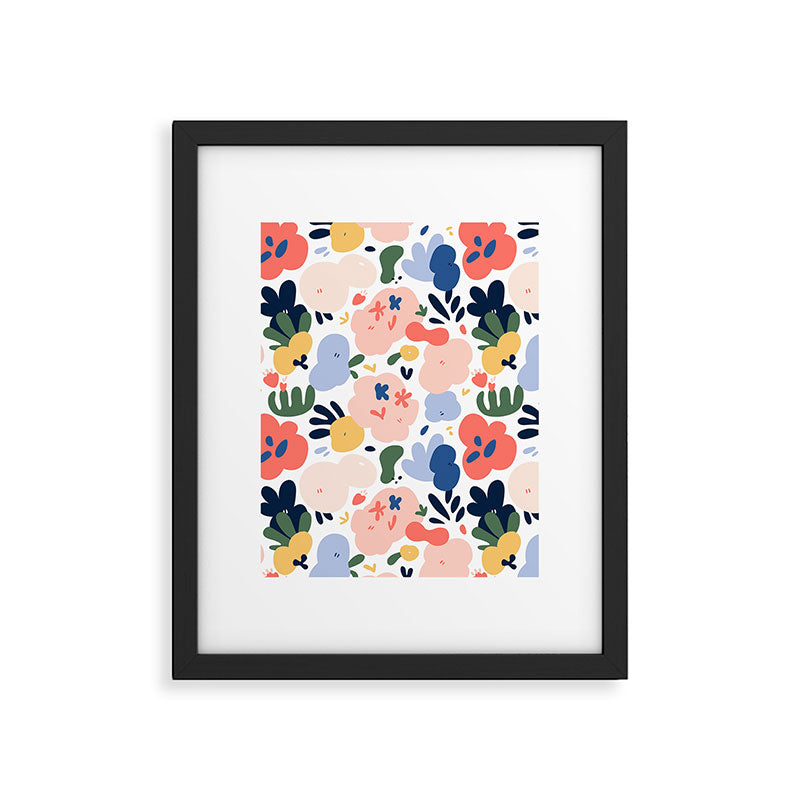 Abstract organic nature art pattern Framed Art Print Gallery Image 6