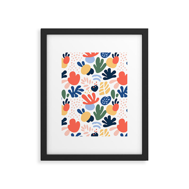Abstract organic nature art pattern Framed Art Print Gallery Image 6