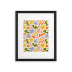 Abstract organic nature art shape pattern Framed Art Print Gallery Image 6