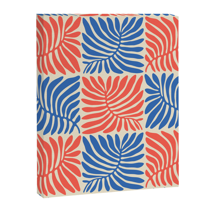 Abstract organic nature plant leaf pattern Canvas Print Gallery Image 1
