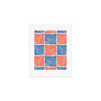 Abstract organic nature plant leaf pattern Art Print Gallery Image 1