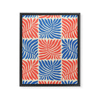 Abstract organic nature plant leaf pattern Framed Canvas Print Gallery Image 8