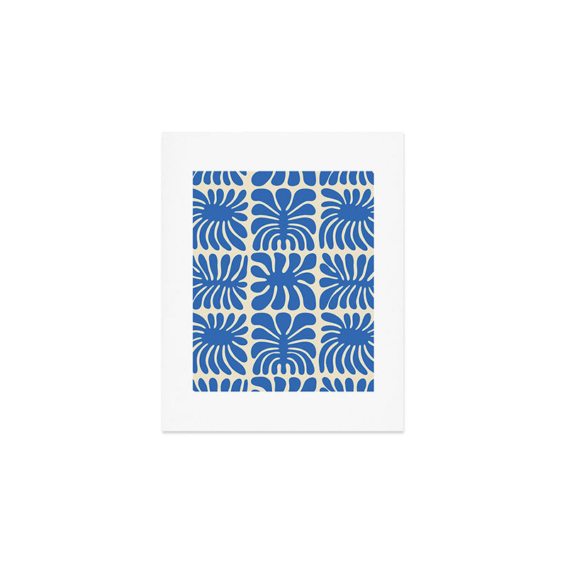 Abstract organic nature plant leaf pattern Art Print Gallery Image 1