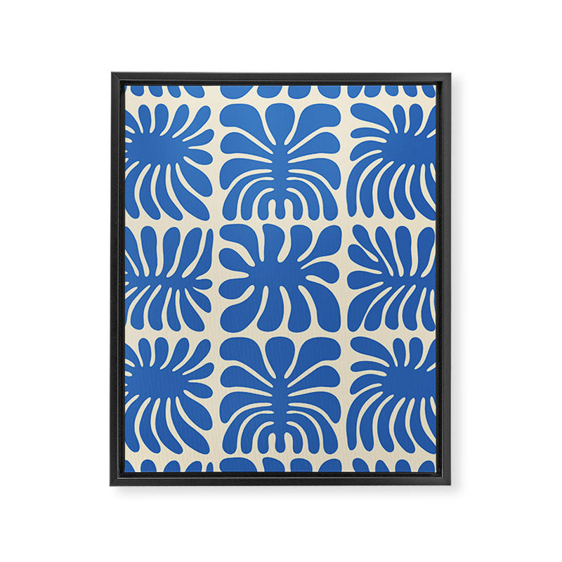 Abstract organic nature plant leaf pattern Framed Canvas Print Gallery Image 8