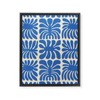Abstract organic nature plant leaf pattern Framed Canvas Print Gallery Image 8