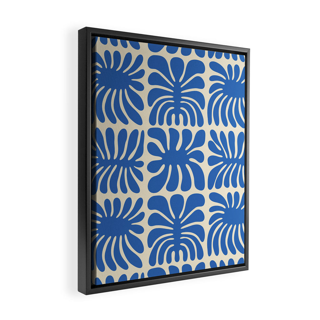 Abstract organic nature plant leaf pattern Framed Canvas Print Gallery Image 2