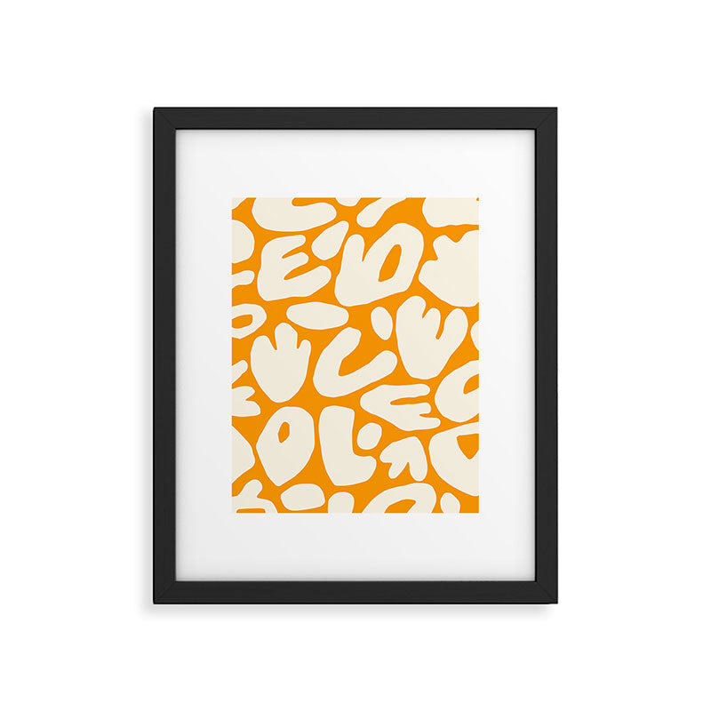 Abstract organic nature shape art pattern Framed Art Print Gallery Image 6