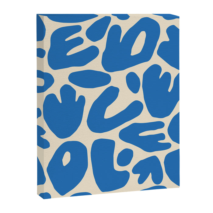 Abstract organic nature shape art pattern Canvas Print Gallery Image 1