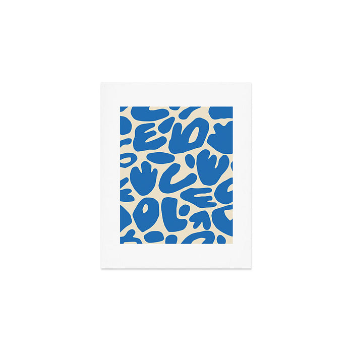 Abstract organic nature shape art pattern Art Print Gallery Image 1