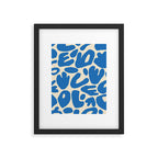Abstract organic nature shape art pattern Framed Art Print Gallery Image 6