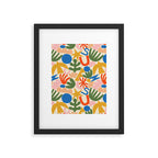 Abstract organic nature shape art pattern Framed Art Print Gallery Image 6