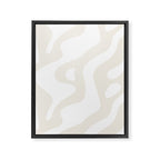 Abstract organic shape art pattern Framed Canvas Print Gallery Image 8