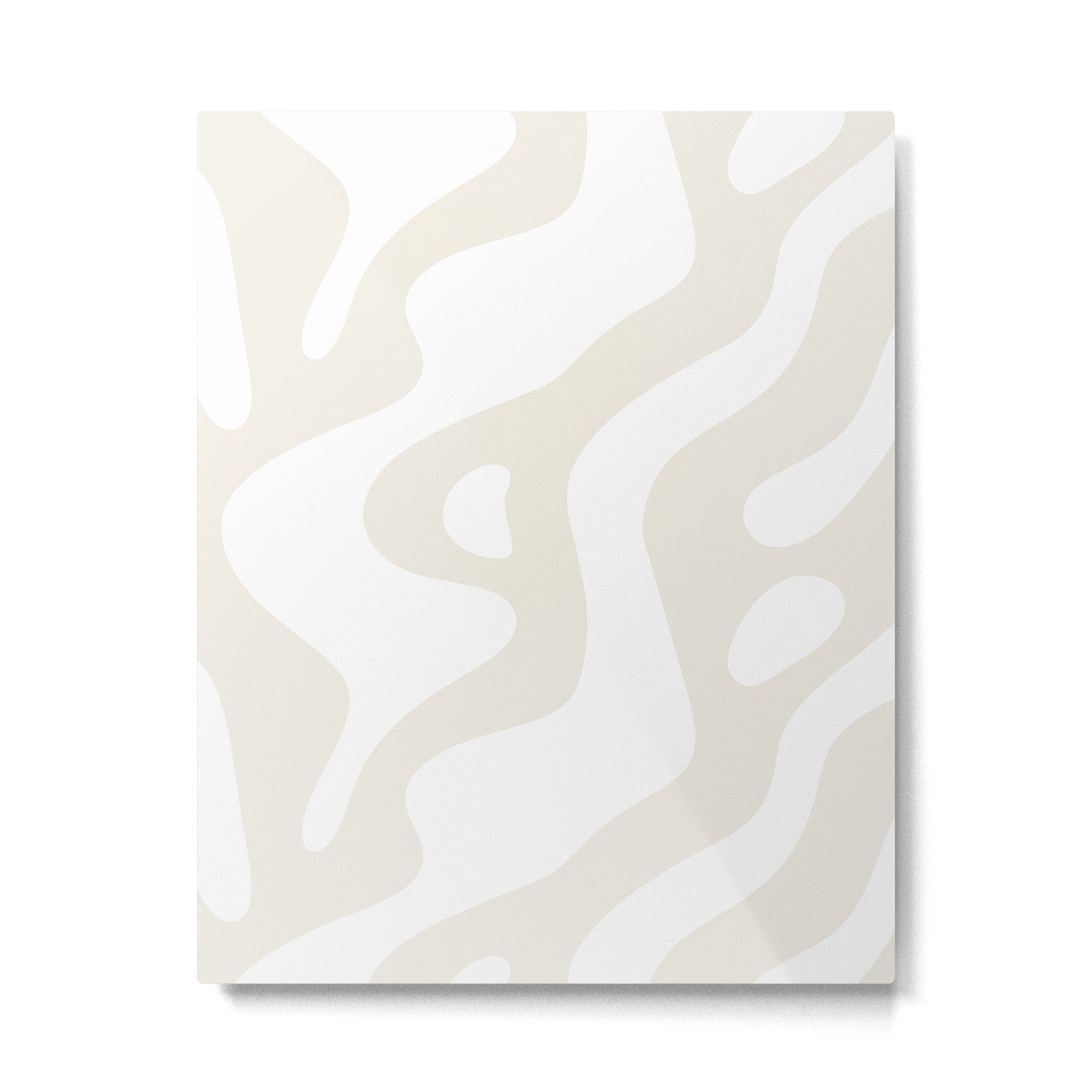 Abstract organic shape art pattern Metal Print Gallery Image 6