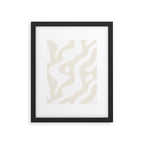 Abstract organic shape art pattern Framed Art Print Gallery Image 6