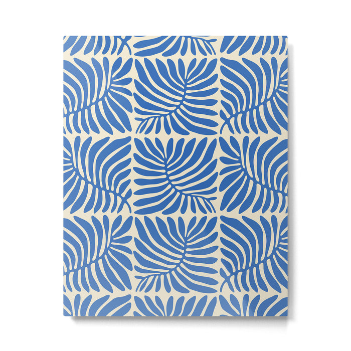 Abstract plant leaf organic shape pattern Metal Print Gallery Image 1