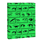 Anime eye cartoon comic art pattern Canvas Print Gallery Image 8
