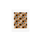 Autumn pumpkin harvest art pattern Art Print Gallery Image 1