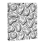 Black and white happy face pattern Canvas Print Gallery Image 8
