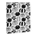 Black and white pumpkin vegetable pattern Canvas Print Gallery Image 8