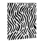 Black and white zebra stripe print art pattern Canvas Print Gallery Image 8