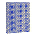 Blue children shape mosaic art pattern Canvas Print Gallery Image 6