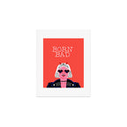 Born bad funny devil woman rocker girl print cartoon Art Print Gallery Image 1