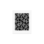 Cactus plant doodle art pattern Art Print Gallery Image 1