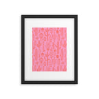 Cactus succulent plant doodle art pattern Framed Art Print Gallery Image 6