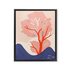 Cherry tree nature landscape art Framed Canvas Print Gallery Image 6