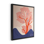 Cherry tree nature landscape art Framed Canvas Print Gallery Image 2