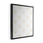 Christmas gingerbread cookie pattern Framed Canvas Print Gallery Image 2