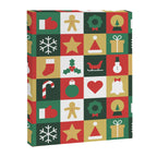 Christmas mosaic geometric pattern Canvas Print Gallery Image 8