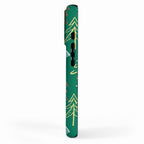 Christmas pine tree doodle pattern iPhone Case Gallery Image 2