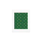 Christmas reindeer animal art pattern Art Print Gallery Image 1