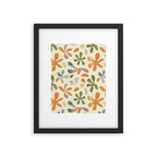 Colorful abstract flower art pattern Framed Art Print Gallery Image 6