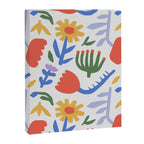 Colorful abstract flower art pattern Canvas Print Gallery Image 8