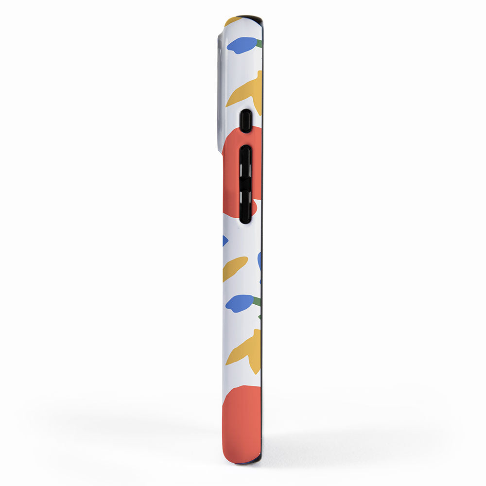 Colorful abstract flower art pattern iPhone Case Gallery Image 2