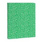 Colorful abstract fun line doodle art pattern Canvas Print Gallery Image 8