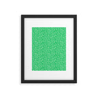 Colorful abstract fun line doodle art pattern Framed Art Print Gallery Image 6