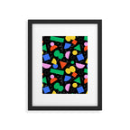 Colorful abstract geometric shape art pattern Framed Art Print Gallery Image 6