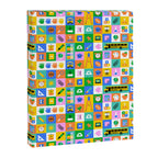 Colorful back to school mosaic pattern Canvas Print Gallery Image 8