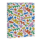 Colorful confetti doodle art pattern Canvas Print Gallery Image 8
