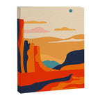 Colorful desert dune nature landscape art Canvas Print Gallery Image 6