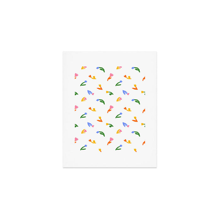 Colorful flower art patterm Art Print Gallery Image 1