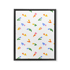 Colorful flower art patterm Framed Canvas Print Gallery Image 8