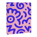 Colorful fun doodle symbol art pattern Canvas Print Gallery Image 8