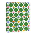 Colorful geometric flower art pattern Canvas Print Gallery Image 8