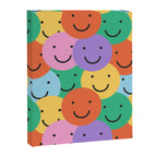 Colorful happy smiling face pattern Canvas Print Gallery Image 8