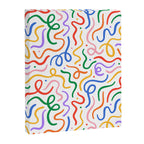 Colorful line doodle art pattern Canvas Print Gallery Image 8