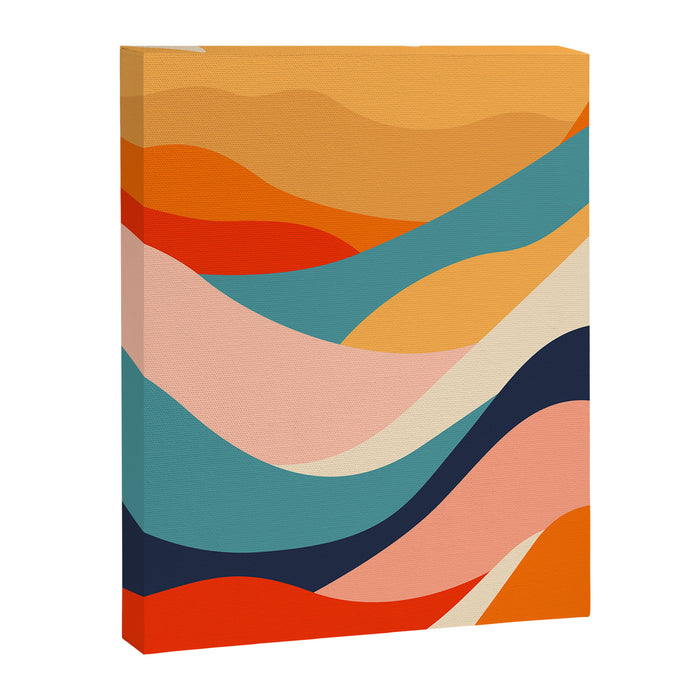 Colorful nature mountain landscape art Canvas Print Gallery Image 1